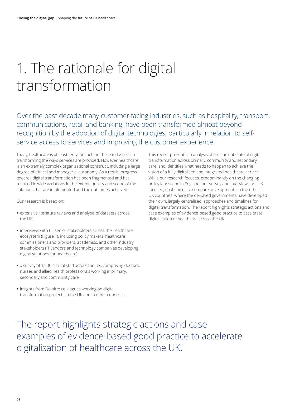 Page 10 of 64: Featured Futurist: Shaping the Future of UK Healthcare, Deloitte