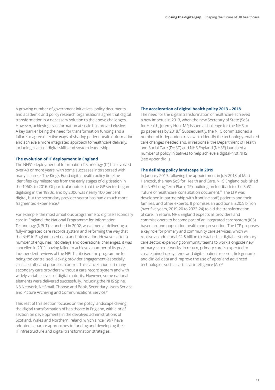 Page 13 of 64: Featured Futurist: Shaping the Future of UK Healthcare, Deloitte