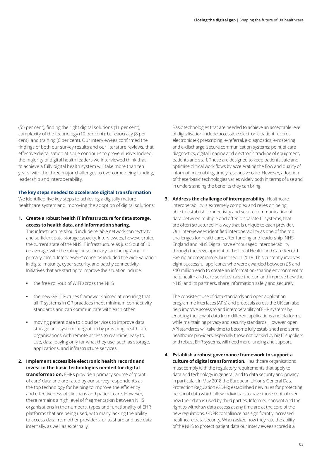 Page 7 of 64: Featured Futurist: Shaping the Future of UK Healthcare, Deloitte