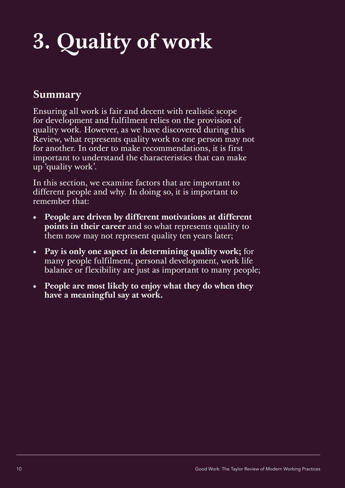 Page 10 of 116: Featured Futurist: Taylor Review of Modern Working Practises, The RSA