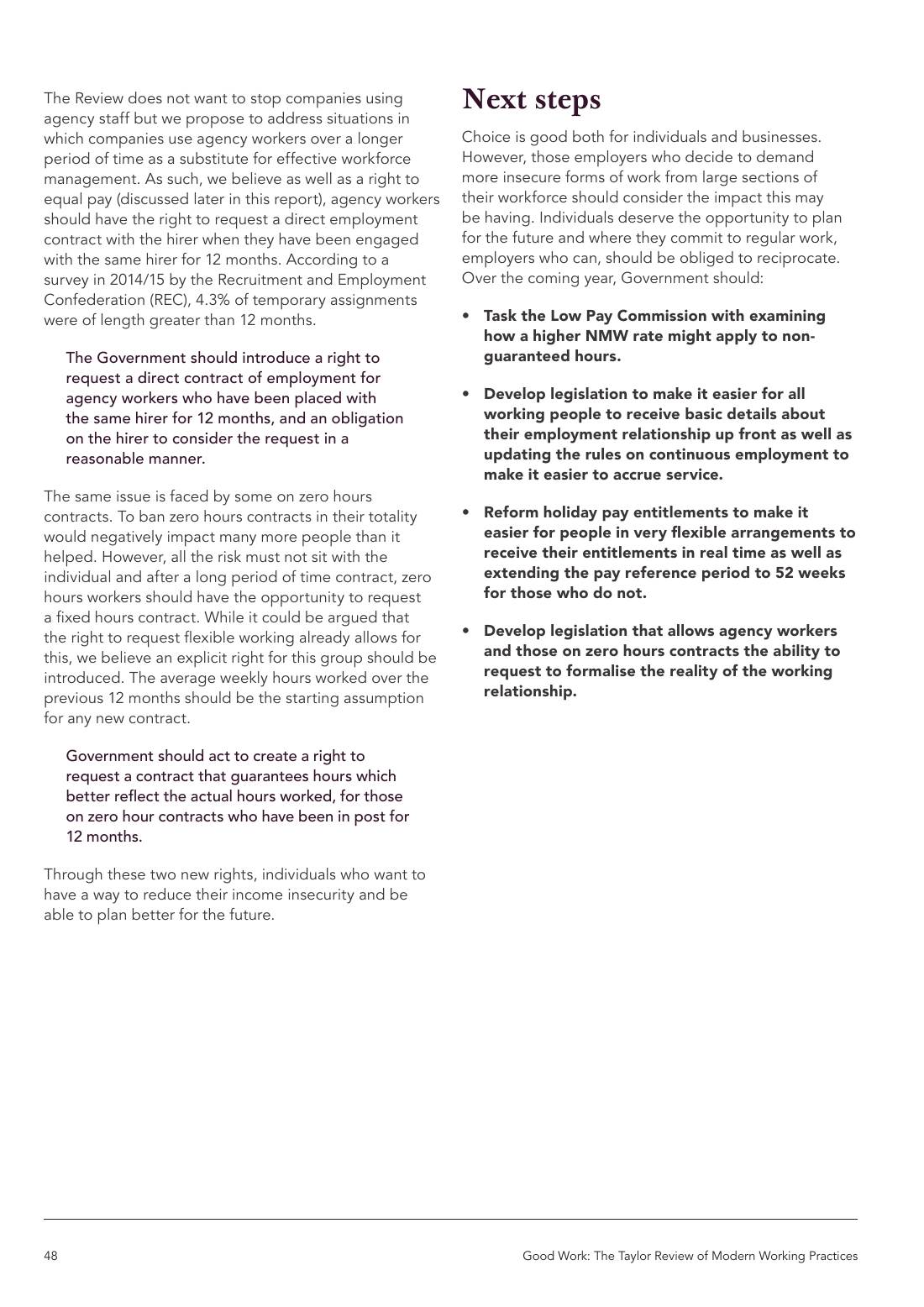 Page 48 of 116: Featured Futurist: Taylor Review of Modern Working Practises, The RSA