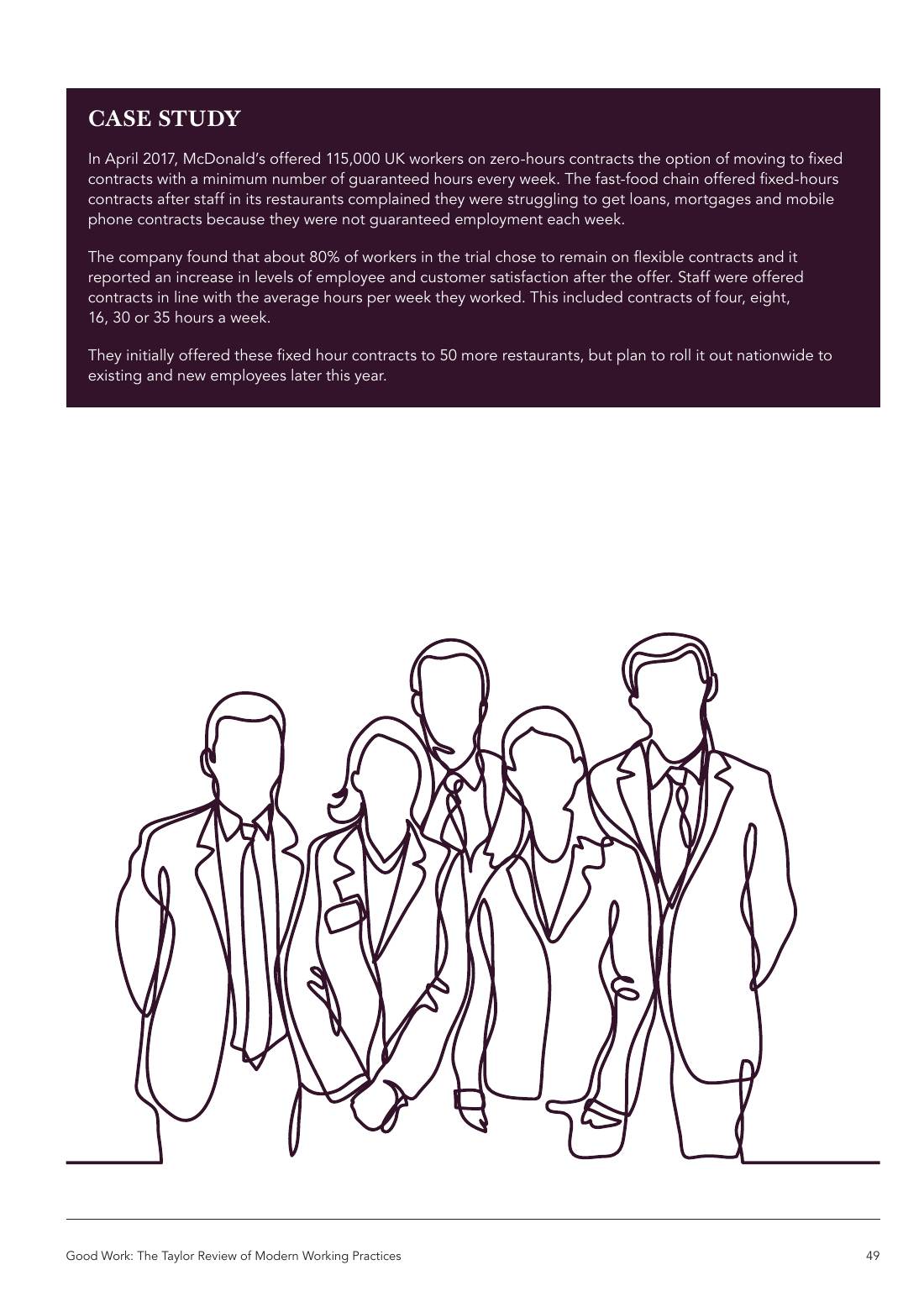 Page 49 of 116: Featured Futurist: Taylor Review of Modern Working Practises, The RSA