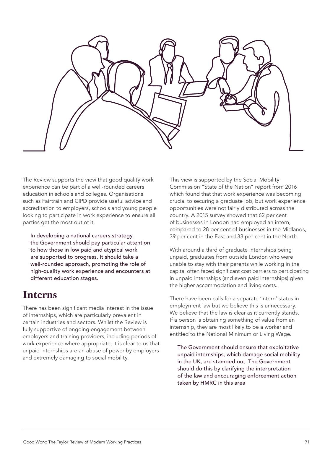 Page 91 of 116: Featured Futurist: Taylor Review of Modern Working Practises, The RSA