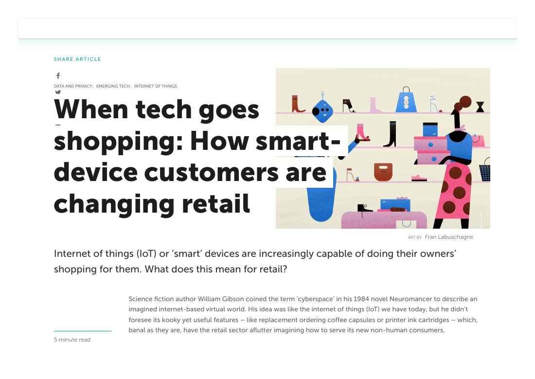 Page 1 of 6: Featured Futurist: When tech goes shopping, Kaspersky