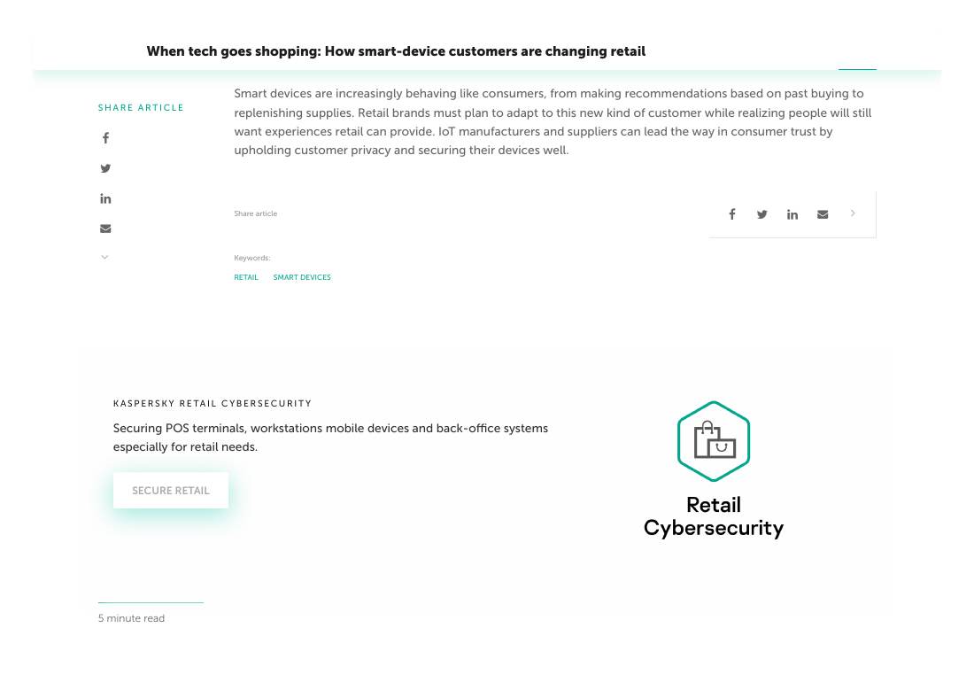 Page 6 of 6: Featured Futurist: When tech goes shopping, Kaspersky