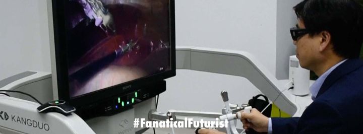 World first as Chinese surgeon performs remote robotic surgery across a ...